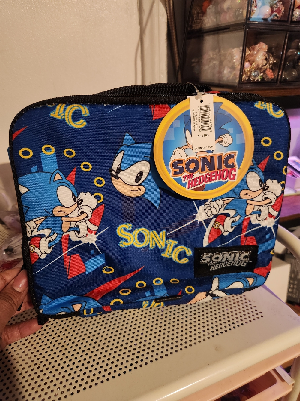 Boys Sonic Lunch Bag